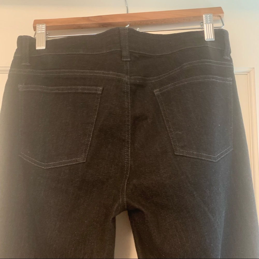 Eileen Fisher black straight 5-pocket jeans - Picture 5 of 10